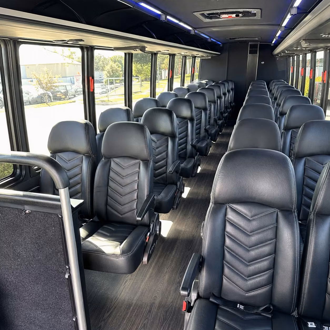 25 passenger minibus interior