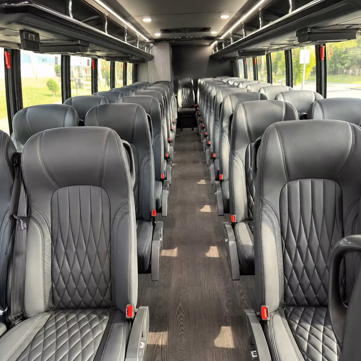 35 passenger minibus interior